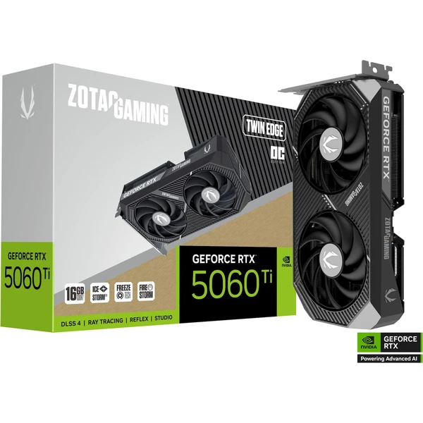 ZOTAC NVIDIA GeForce RTX 5060 Ti Twin Edge OC - Grafické karty - Obrázek QILI000K01
