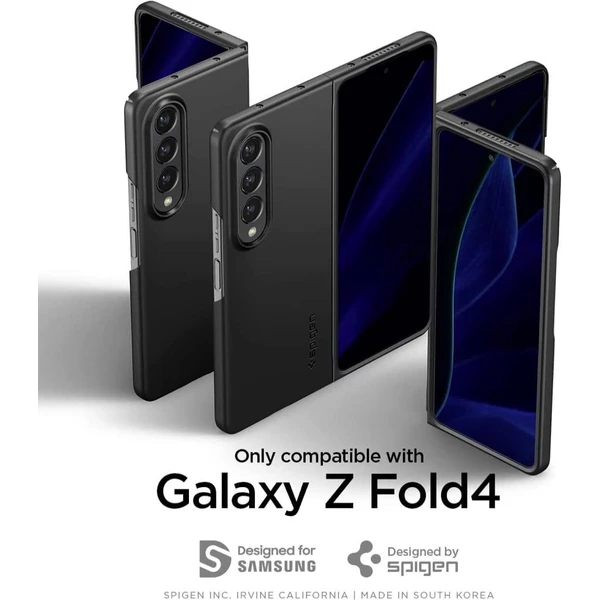 Spigen AirSkin Color kryt Samsung Galaxy Z Fold4 černý - Pouzdra - Obrázek QIPF100501
