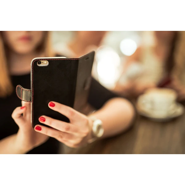 FIXED FIT flip pouzdro Samsung Galaxy A50 černé - Pouzdra - Obrázek QJD0000401