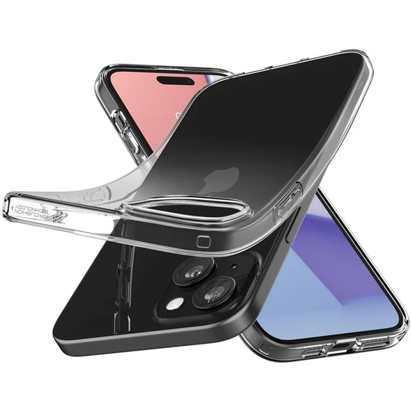 Spigen Liquid Crystal kryt iPhone 15 čirý - Pouzdra - Obrázek QJY8000601