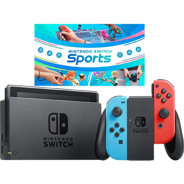 Nintendo Switch Konzole Neon + Switch Sports + 12M NSO - Konzole - Obrázek QKQ9000601