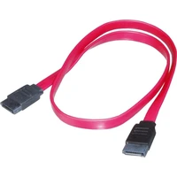 PremiumCord datový kabel SATA 1.5/3.0 GBit/s červený 1m - Kabely a redukce