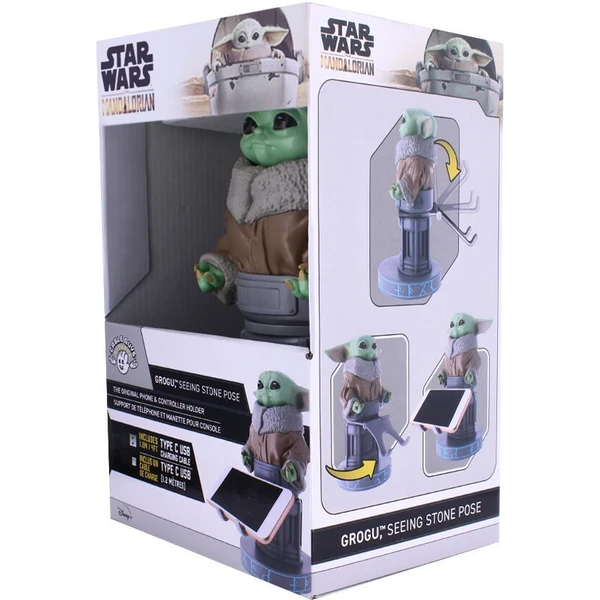 EXG Cable Guys The Mandalorian - Grogu Seeing Stone - Figurky - Obrázek QL0O100501