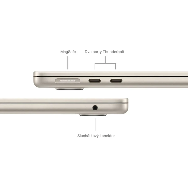 Apple MacBook Air 13,6" (2024) / M3 / 24GB / 512GB / hvězdně bílý - Notebooky - Obrázek QL2B000N01