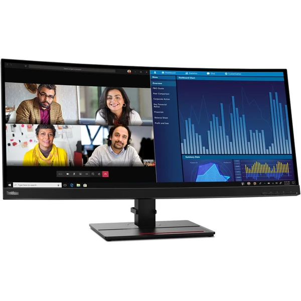 Lenovo ThinkVision P34w-20 zahnutý monitor 34,14" s webkamerou MC50 - Monitory - Obrázek QL4D300401