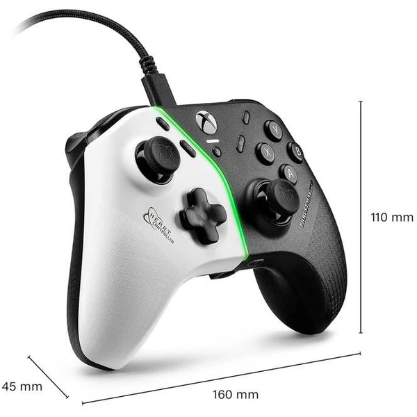 Thrustmaster HEART drátový herní ovladač černý/bílý (XBOX/PC) - Herní ovladače - Obrázek QLFE000K01