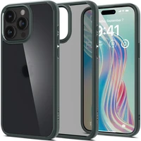 Spigen Ultra Hybrid kryt iPhone 15 Pro Max tmavě zelený - Pouzdra
