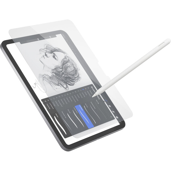 Epico Paper Texture ochranné sklo pro Apple iPad 11” s aplikátorem Čirá