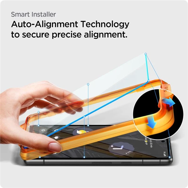 Spigen Glass AlignMaster 2 Pack tvrzené sklo pro Google Pixel 7a čiré - Ochranné folie a skla - Obrázek QMV1000701