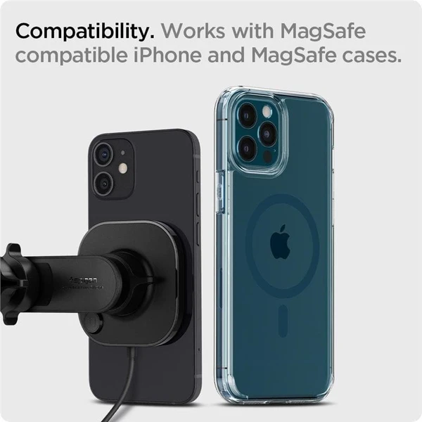 Spigen OneTap MagSafe Car Mount (ITS12W) držák do auta černý - Držáky - Obrázek QNK0000N01