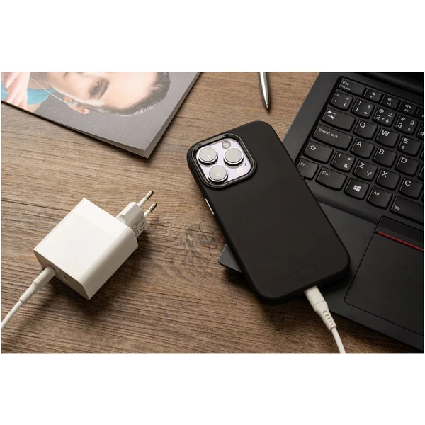 FIXED MagFlow s podporou Magsafe Apple iPhone 15 Pro Max černý - Pouzdra - Obrázek QNKS100501
