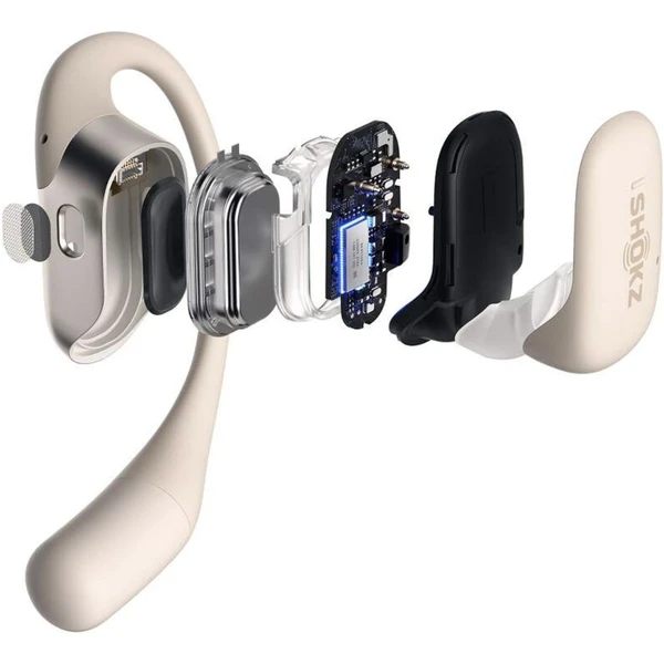Shokz OpenFit Bluetooth sluchátka béžová - Sluchátka - Obrázek QNV6G00101