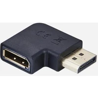 PremiumCord DisplayPort 1.2/DisplayPort 1.2 redukce se zahnutým konektorem černá - Kabely a redukce
