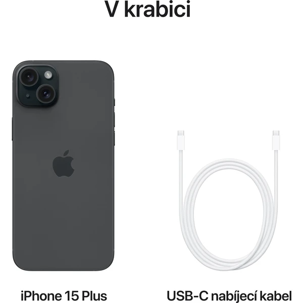 Apple iPhone 15 Plus 256GB černý - Mobilní telefony - Obrázek QO39000601