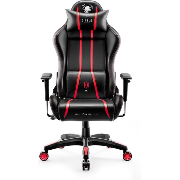 Herní Židle Diablo X-One 2.0 Small: černo-červená Černá/červená