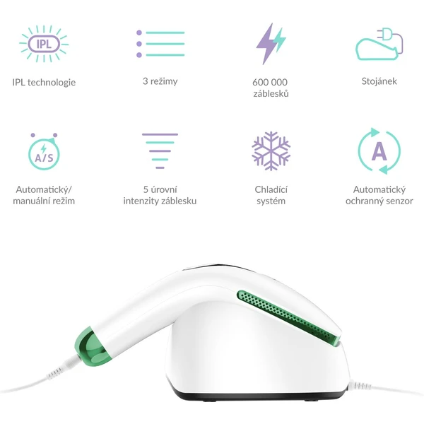TrueLife odstraňovač chloupků  BELLE IPL E5 - Senzory - Obrázek QP4D300401