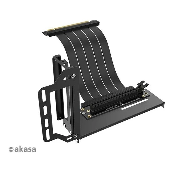 Akasa Riser black Pro, vertikální VGA držák - Komponenty - Obrázek QP5X600301
