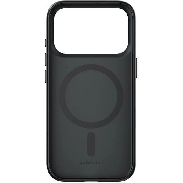 Cubenest Matte MagSafe kryt iPhone 17 Pro černý - Pouzdra - Obrázek QPBK000K01