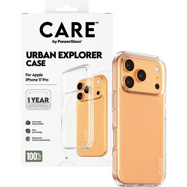 PanzerGlass® CARE Urban kryt Apple iPhone 17 Pro čirý - Pouzdra - Obrázek QPEH000K01