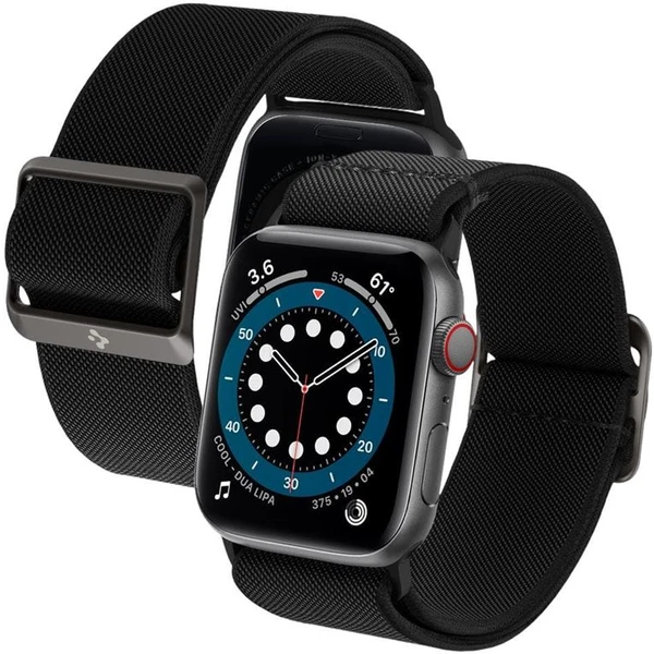 Spigen Lite Fit řemínek Apple Watch 49/46/45/44/42 mm černý - Řemínky - Obrázek QQPJF00101