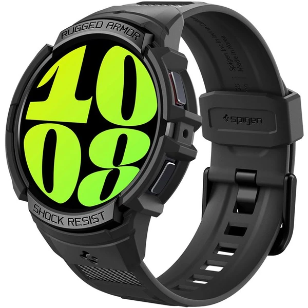 Spigen Rugged Armor Pro pouzdro Samsung Galaxy Watch6 44mm černé - Pouzdra - Obrázek QSV3000N01