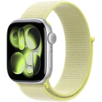 Apple Watch 42/41/40/38mm neonově žlutý provlékací sportovní řemínek - Řemínky