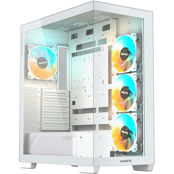 GIGABYTE C500 PANORAMIC STEALTH ICE bílá (GB-C500PI ST) Bílá