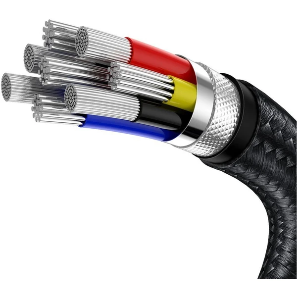 Baseus Cafule USB-C/USB-C napájecí kabel 100W 1m černý - Kabely a redukce - Obrázek QUKGF00101