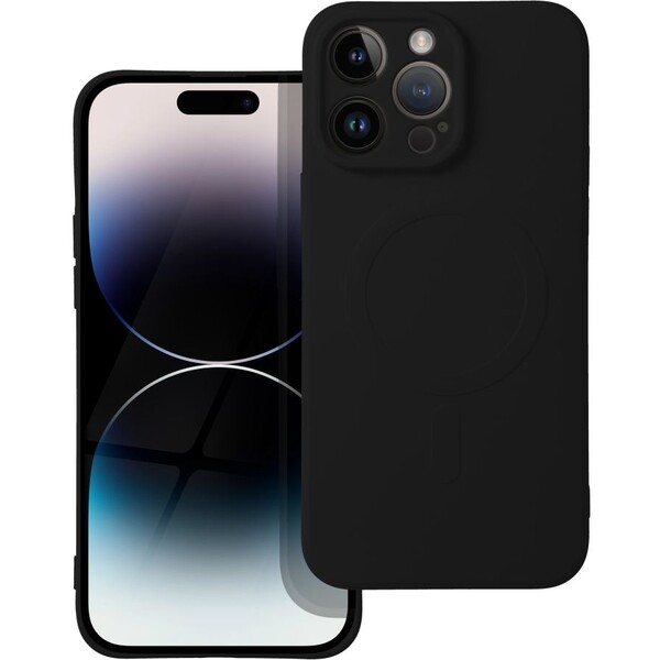 Smarty Mag silikonový kryt s MagSafe iPhone 14 Pro Max černý
