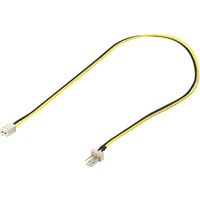PremiumCord napájecí kabel pro ventilátor z 2 pin FAN na 3 pin FAN konektor - Kabely a redukce