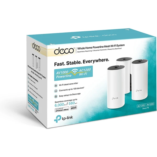 TP-Link Deco P9 Mesh systém 2ks - Mesh systémy - Obrázek QVYN600301