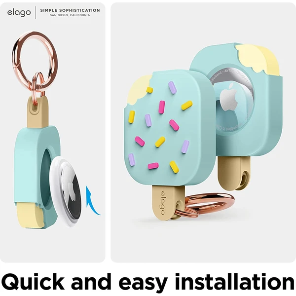 ELAGO Ice Cream pouzdro pro Apple AirTag mentolové - Pouzdra - Obrázek QWEM100501