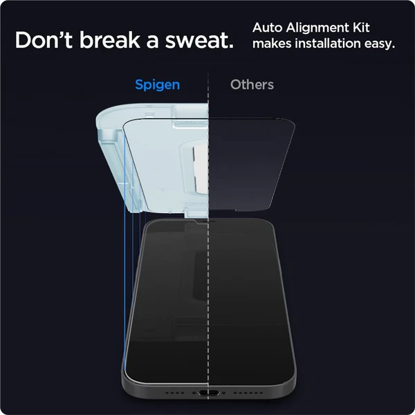 Spigen Glas tR EZ Fit tvrzené sklo iPhone 12 / 12 Pro 2 ks čiré - Ochranné folie a skla - Obrázek QX93200401