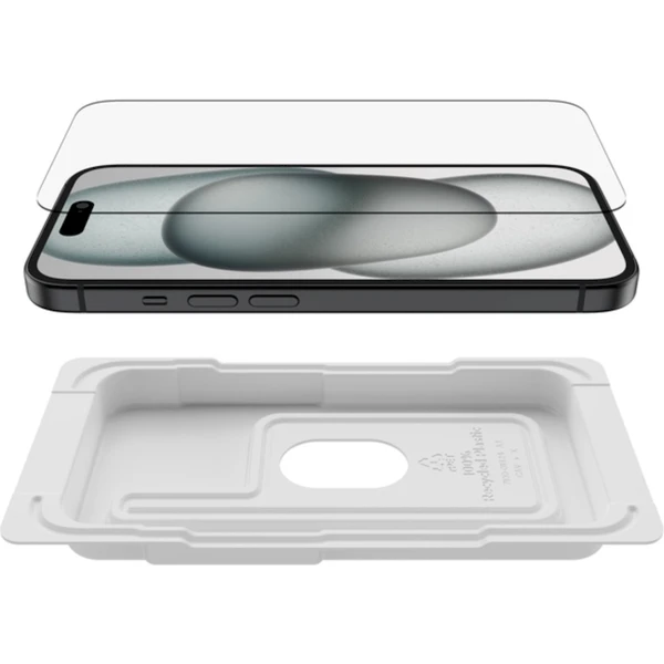 Belkin SCREENFORCE™ UltraGlass2 Anti-Microbial sklo iPhone 16/15/14 Pro - Ochranné folie a skla - Obrázek QXP1000L01
