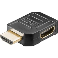 PremiumCord HDMI/HDMI redukce se zahnutým konektorem černá - Kabely a redukce