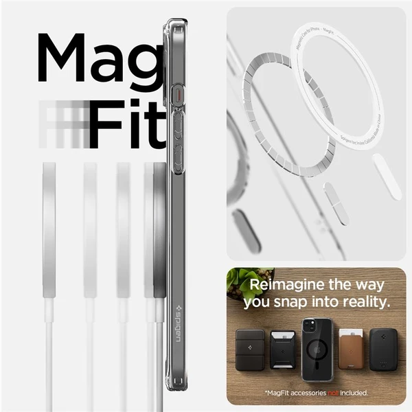 Spigen Ultra Hybrid MagFit kryt iPhone 15 černý - Pouzdra - Obrázek QXV8000601