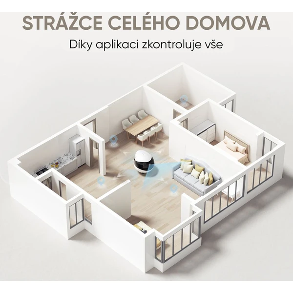 Enabot EBO Air 2 bílá - IP kamery - Obrázek QY8L000K01