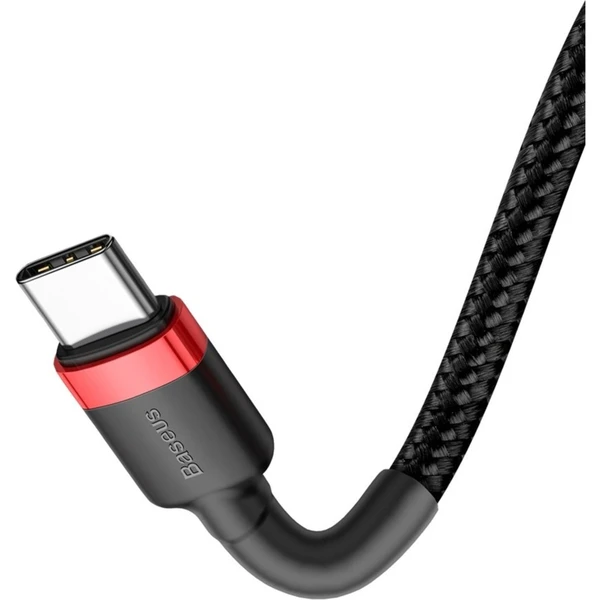 Baseus Cafule USB-C/USB-C napájecí kabel 60W 1m červený/černý - Kabely a redukce - Obrázek QY95300401