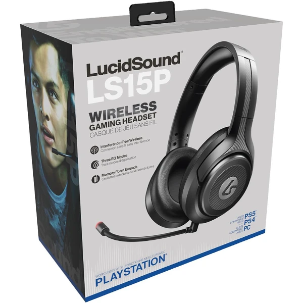 LucidSound LS15P herní sluchátka bezdrátová černá (PS4/PS5/PC) - Sluchátka - Obrázek QZC9700301