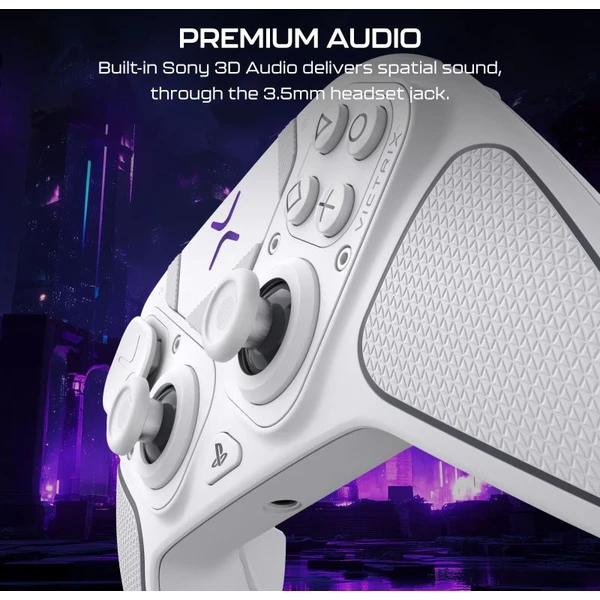 Turtle Beach herní ovladač Victrix Pro BFG Reloaded (PS4/PS5/PC) bílý - Herní ovladače - Obrázek QZMH000K01