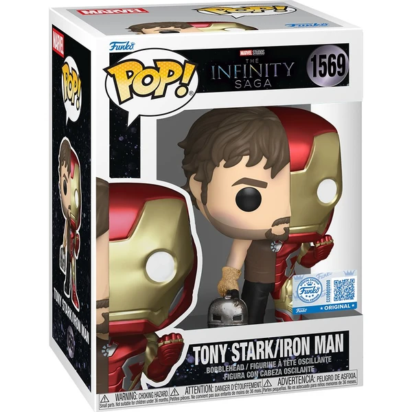 Funko POP! #1569 Marvel: The Infinity Saga - Tony Stark/Iron Man Split - Funko POP! - Obrázek R0JM000K01
