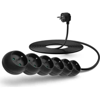 CONNECT IT prodlužovací kabel 230 V 6 zásuvek bez vypínače 5m černý - Zásuvky