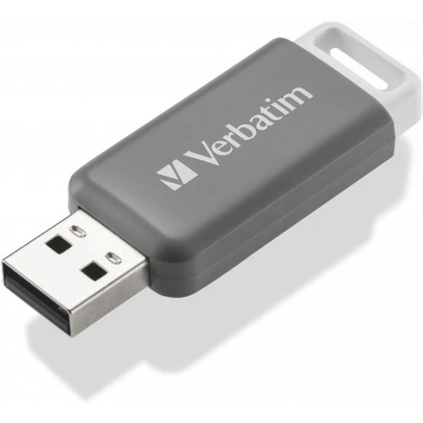 VERBATIM Flash Disk 128GB DataBar USB 2.0 Drive, šedý - Flashdisky - Obrázek R0R2000P01