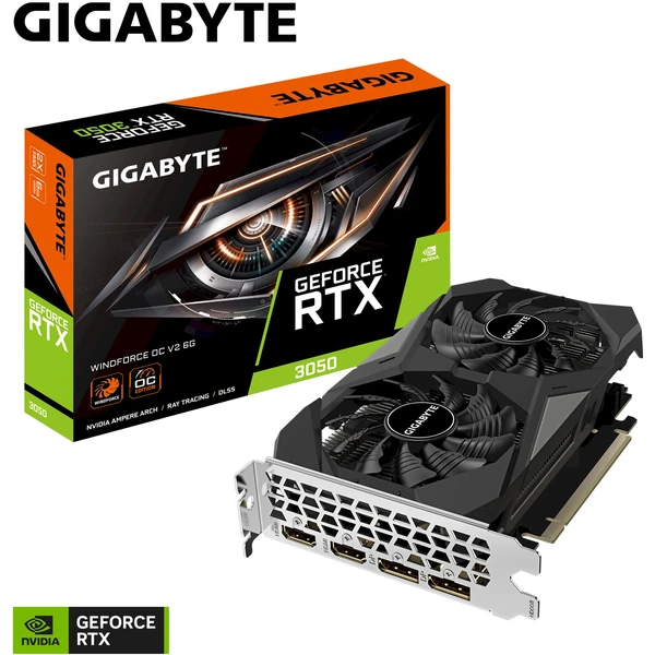 GIGABYTE NVIDIA GeForce RTX 3050 WINDFORCE OC V2 6G - Grafické karty - Obrázek R0TC000O01