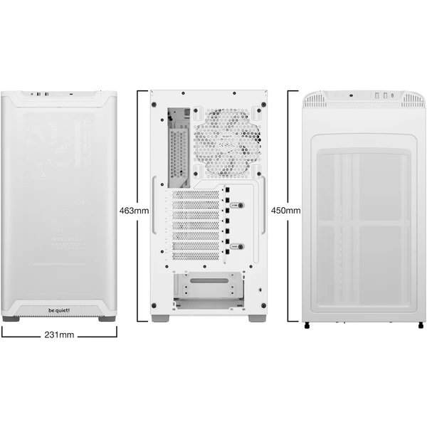 Be quiet! Pure Base 501 Airflow bílá - Počítačové skříně - Obrázek R0UB000L01