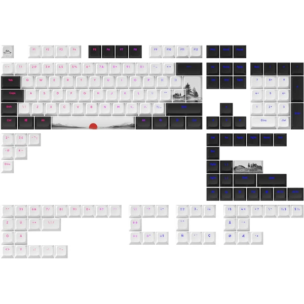 Dark Project - Fuji keycaps - Klávesnice - Obrázek R179000K01
