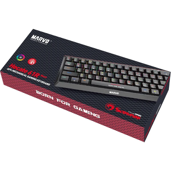 Marvo KG962G EN - R mechanická herní klávesnice TKL RGB (US) černá - Klávesnice - Obrázek R1M7000N01