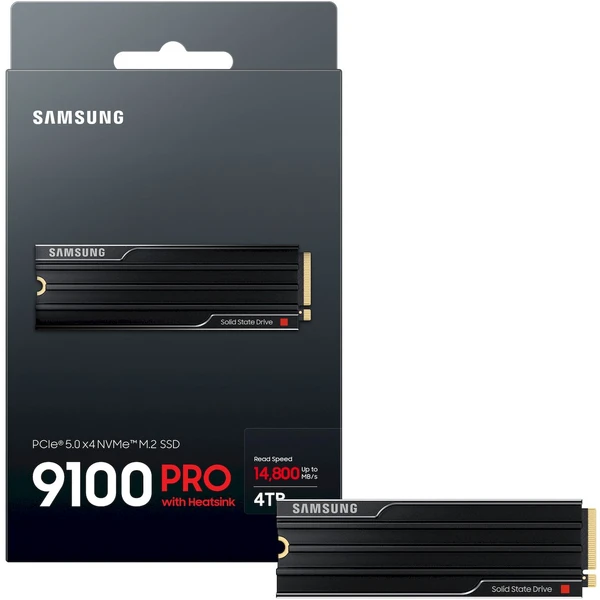 Samsung 9100 PRO Heatsink SSD M.2  – 4TB - SSD disky - Obrázek R1QF000N01
