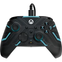 PDP Rematch Glow Titan Steel drátový ovladač černý (Xbox/PC) - Herní ovladače
