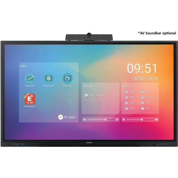 Sharp PN-LC652 interaktivní displej 65" - Velkoformátové displeje - Obrázek R216000J01